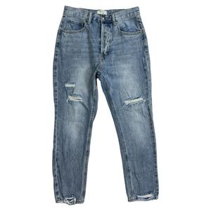 Twelve by Ontwealth High Rise Button Fly Mom Jeans Size 27